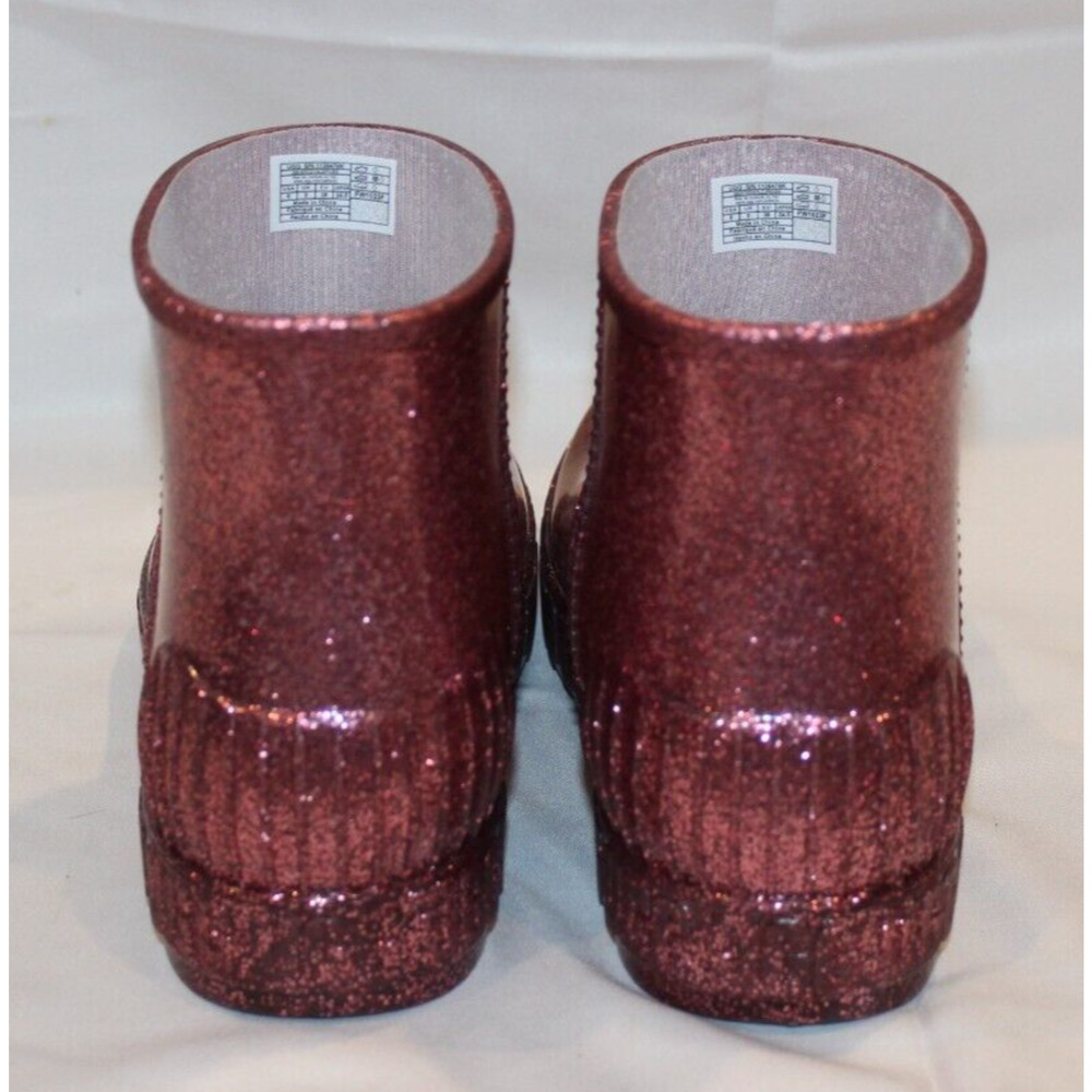 UGG WOMEN'S DRIZLITA WATERPROOF RAIN BOOTS PINK GLITTER YOUTH‎ 5 - Picture 6 of 6